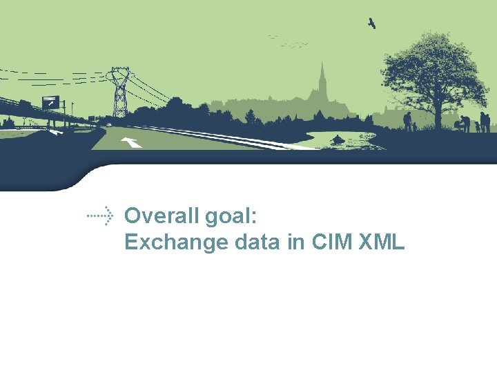Overall goal: Exchange data in CIM XML 