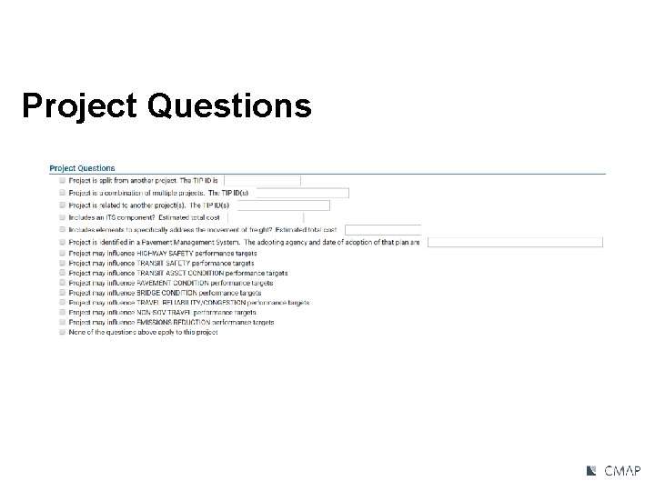 Project Questions 