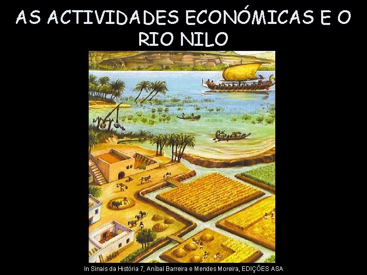 AS ACTIVIDADES ECONÓMICAS E O RIO NILO In Sinais da História 7, Aníbal Barreira