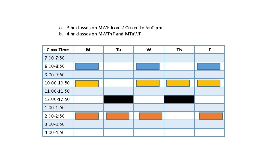Am Class Time Definition of class time modules and finals schedule