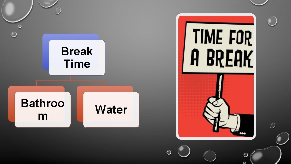 Break Time Bathroo m Water Break Time Bathroo m Water