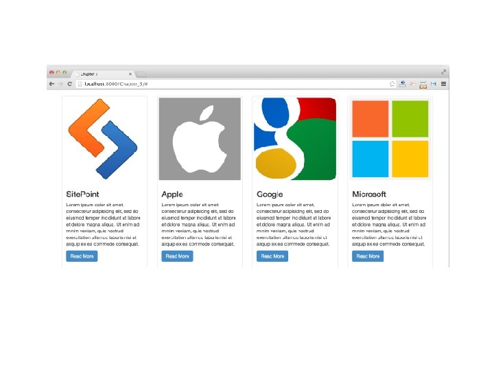 Chapter 3 Exploring Bootstrap Components Page Components q