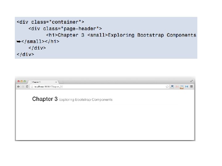 Chapter 3 Exploring Bootstrap Components Page Components q
