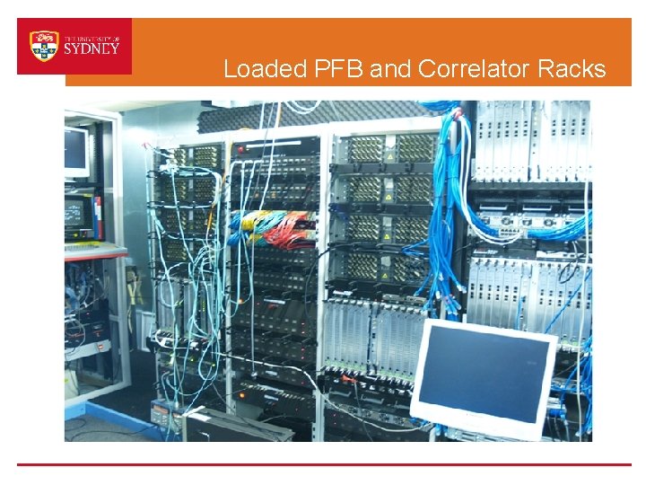 Loaded PFB and Correlator Racks 