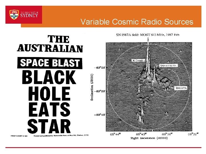 Variable Cosmic Radio Sources 