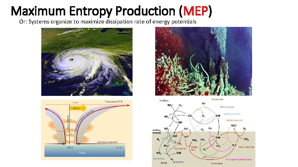 Maximum Entropy Production (MEP) Or: Systems organize to maximize dissipation rate of energy potentials