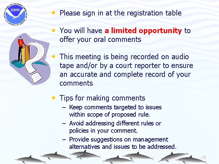  • Please sign in at the registration table • You will have a