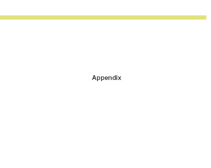 Appendix 