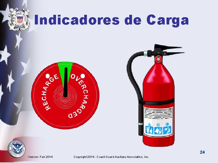 Indicadores de Carga 24 Version: Feb 2014 Copyright 2014 - Coast Guard Auxiliary Association,