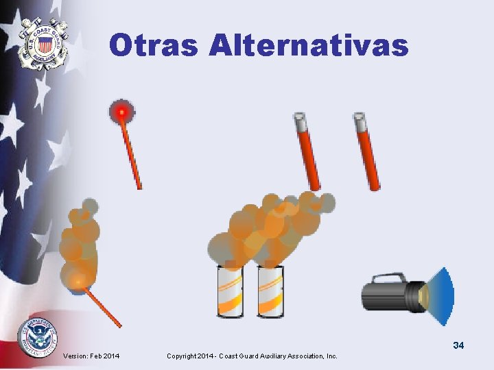 Otras Alternativas 34 Version: Feb 2014 Copyright 2014 - Coast Guard Auxiliary Association, Inc.