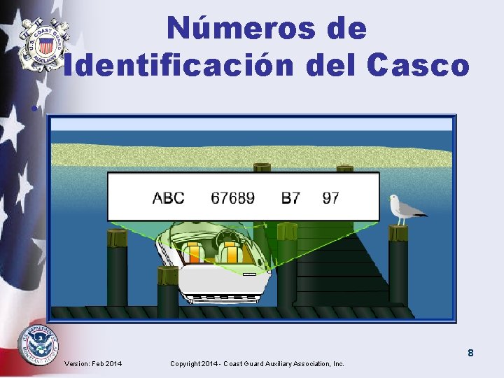 Números de Identificación del Casco • 8 Version: Feb 2014 Copyright 2014 - Coast