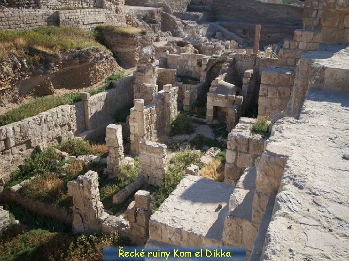 Řecké ruiny Kom el Dikka 