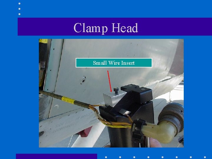 Clamp Head Small Wire Insert 