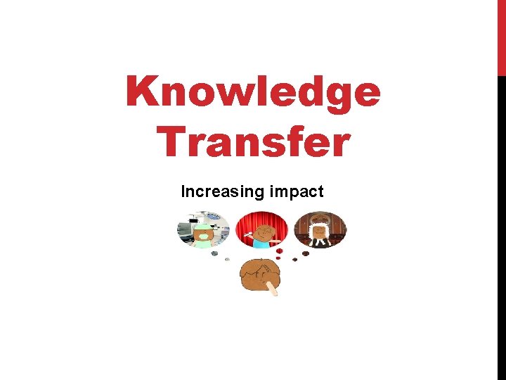 Knowledge Transfer Increasing impact 