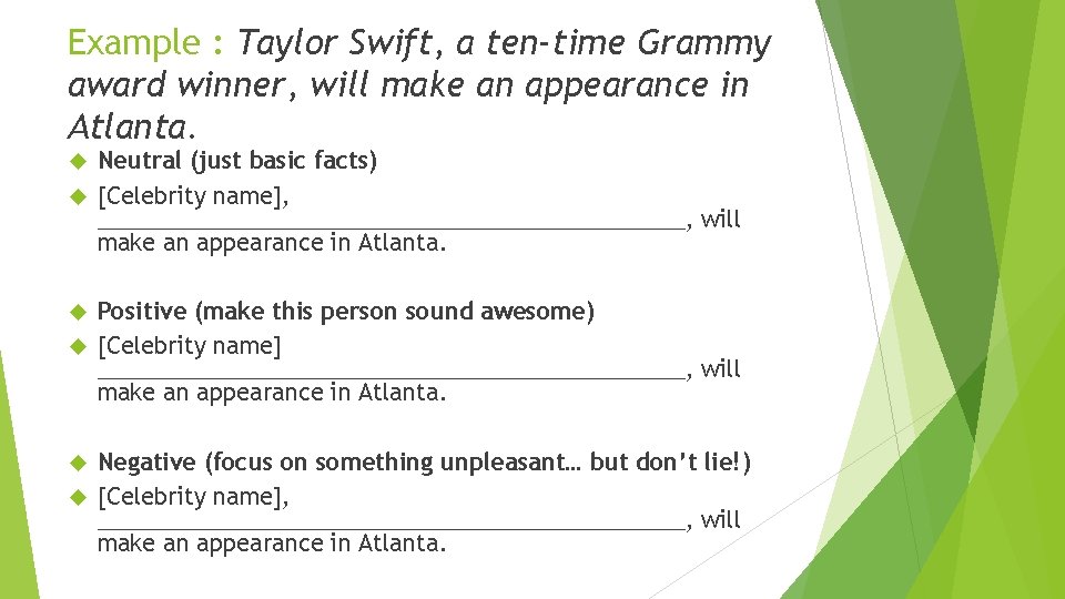 Winner Example Sentences Grammar 31 Remember these sentences Darren Crovitz a