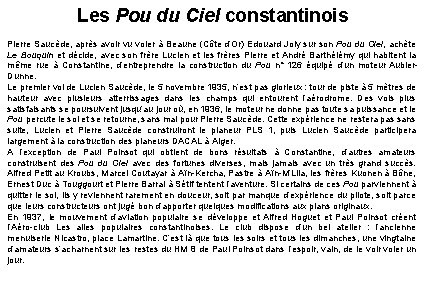 Les Pou du Ciel constantinois Pierre Saucède, après avoir vu voler à Beaune (Côte