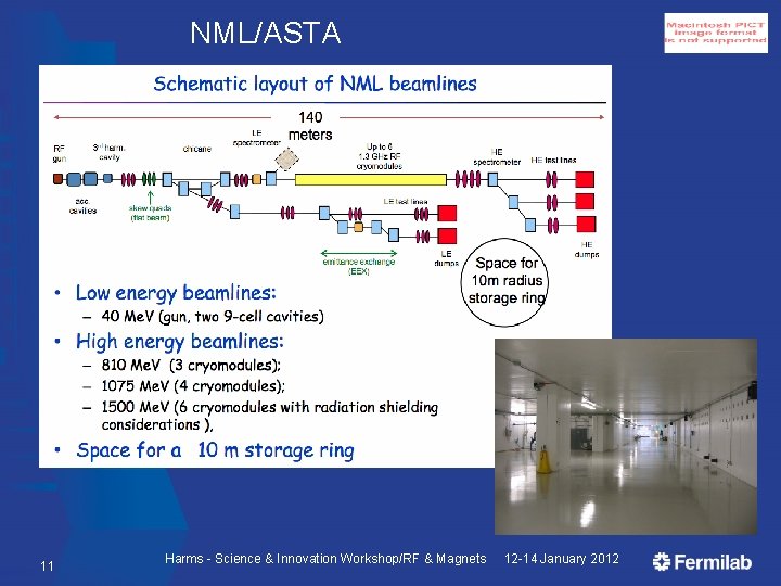 NML/ASTA 11 Harms - Science & Innovation Workshop/RF & Magnets 12 -14 January 2012