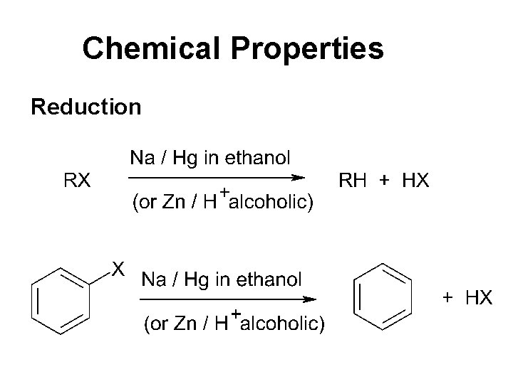 Chemical Properties Reduction 