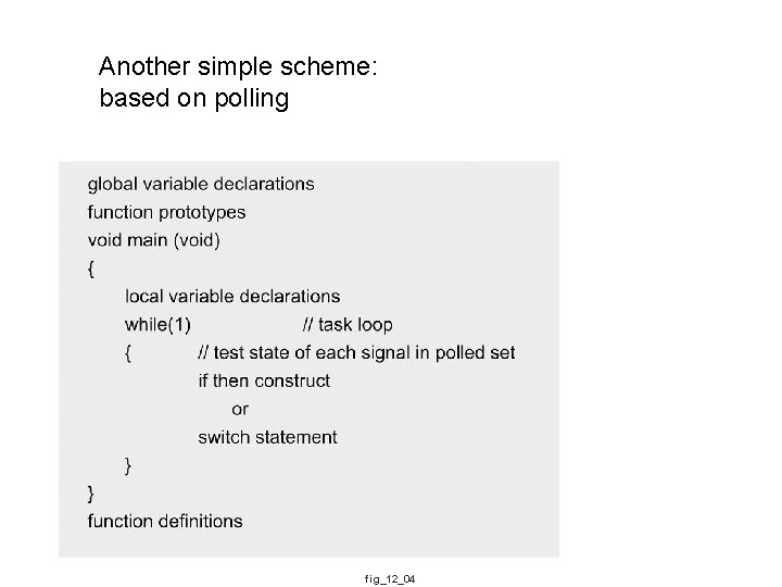 Another simple scheme: based on polling fig_12_04 