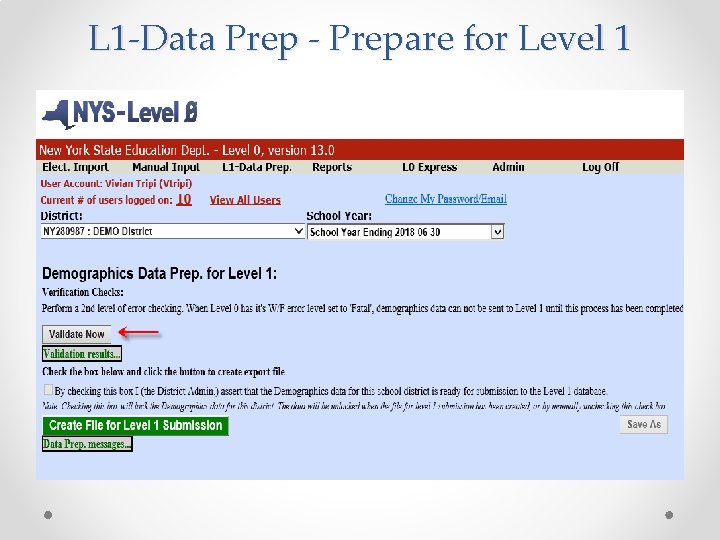 L 1 -Data Prep - Prepare for Level 1 
