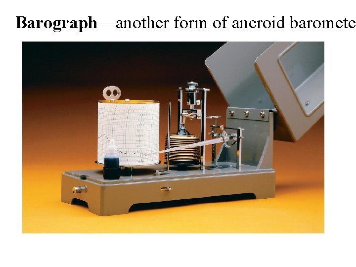 Barograph—another form of aneroid barometer 