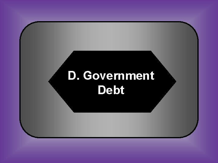 D. Government Debt 