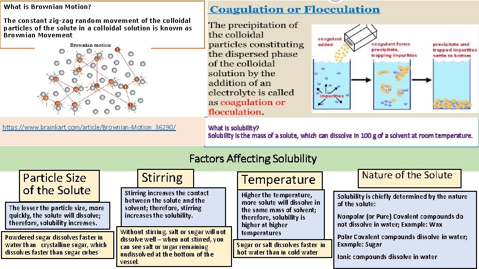 What is Brownian Motion? The constant zig-zag random movement of the colloidal particles of What is Brownian Motion? The constant zig-zag random movement of the colloidal particles of