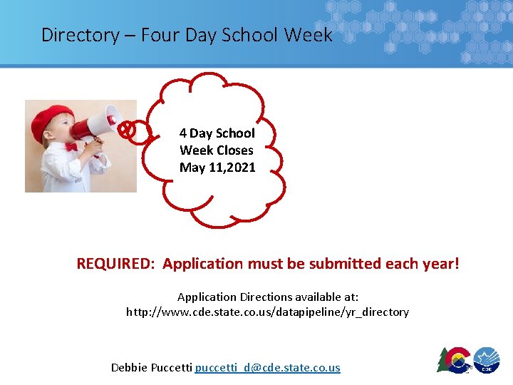 Directory – Four Day School Week 4 Day School Week Closes May 11, 2021