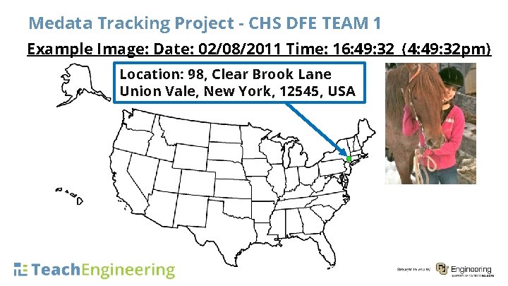 Medata Tracking Project - CHS DFE TEAM 1 Example Image: Date: 02/08/2011 Time: 16: