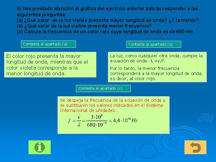 Si has prestado atención al gráfico del ejercicio anterior sabrás responder a las siguientes