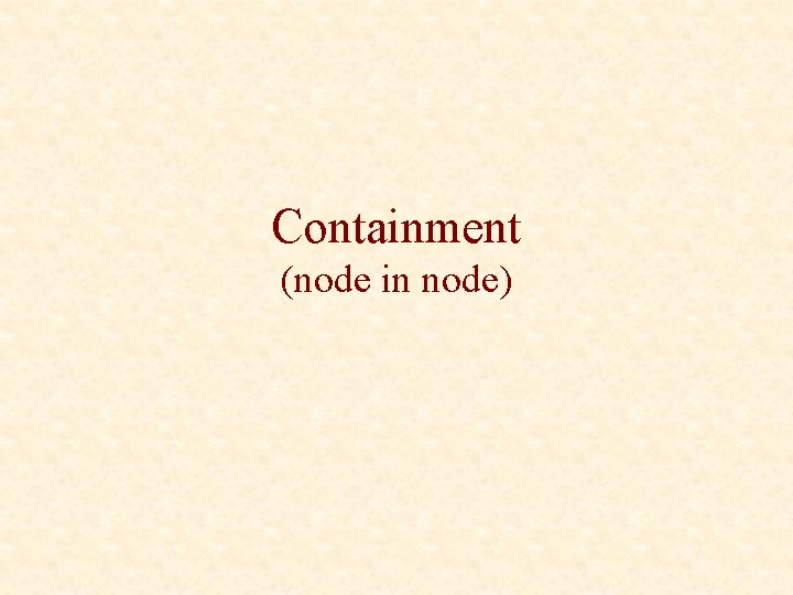 Containment (node in node) 