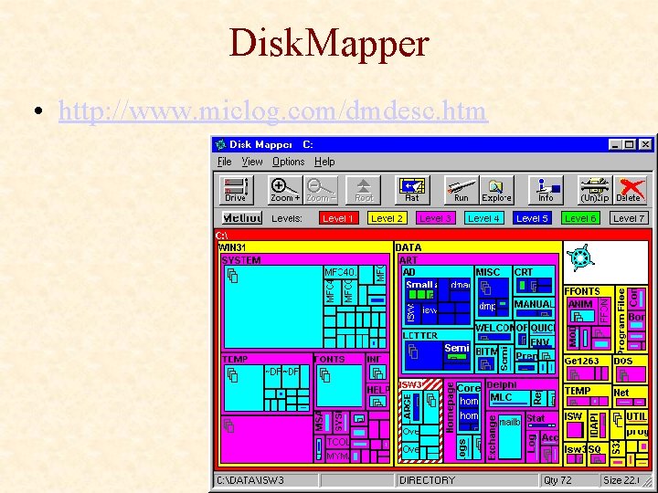 Disk. Mapper • http: //www. miclog. com/dmdesc. htm 