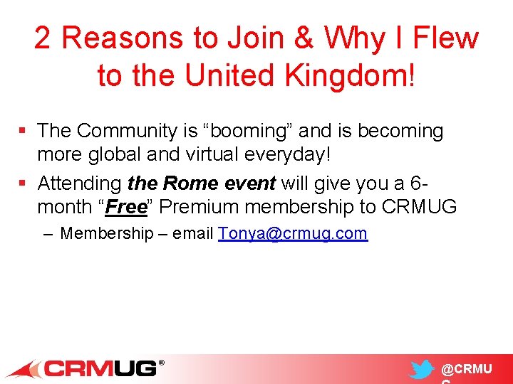 2 Reasons to Join & Why I Flew to the United Kingdom! § The