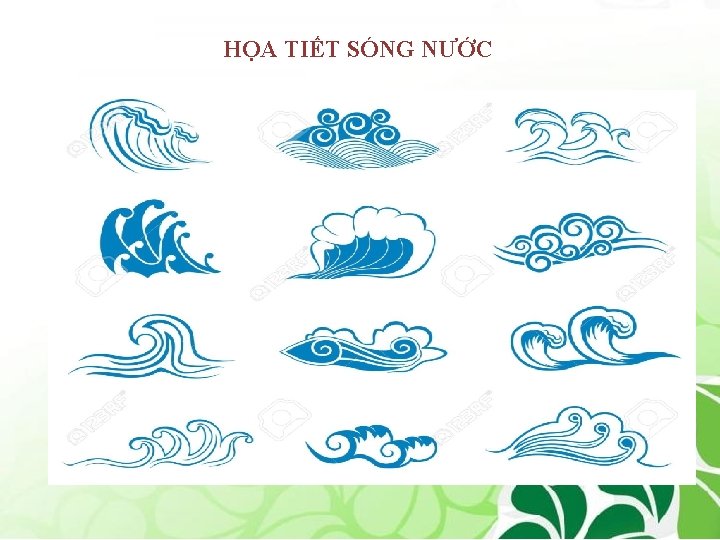 HỌA TIẾT SÓNG NƯỚC 