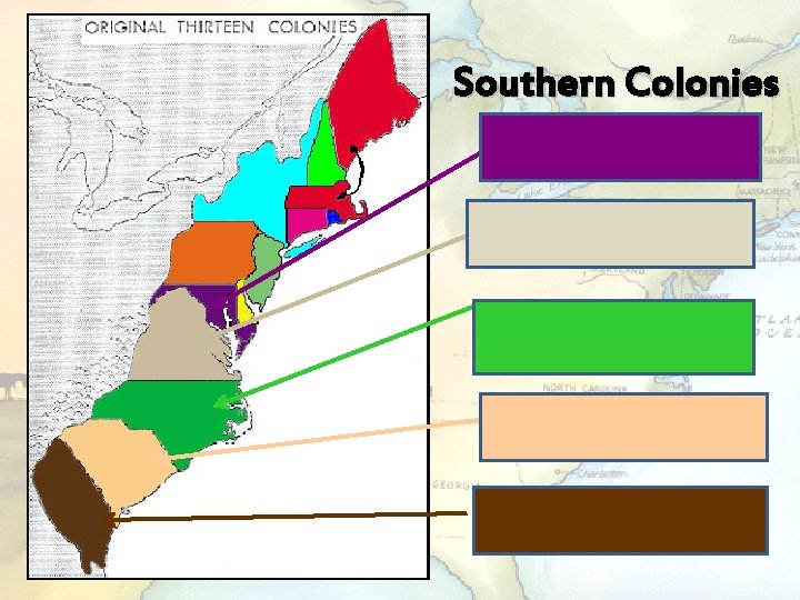 Southern Colonies 