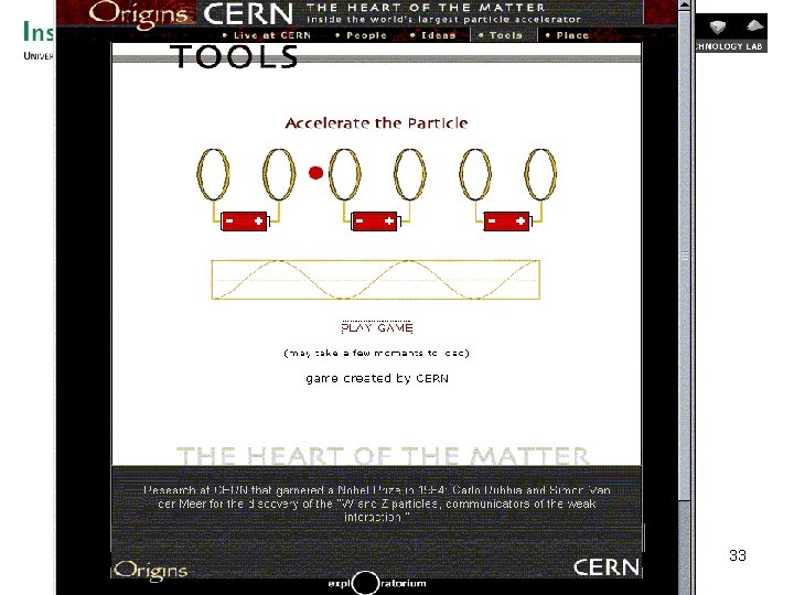 CERN Quantum Game 33 
