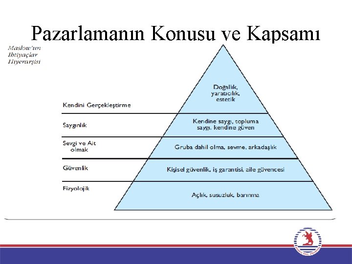 Pazarlamanın Konusu ve Kapsamı 