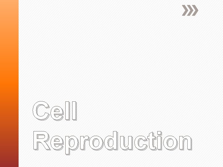 Cell Reproduction 