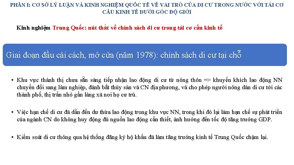 PHẦN I: CƠ SỞ LÝ LUẬN VÀ KINH NGHIỆM QUỐC TẾ VỀ VAI TRÒ