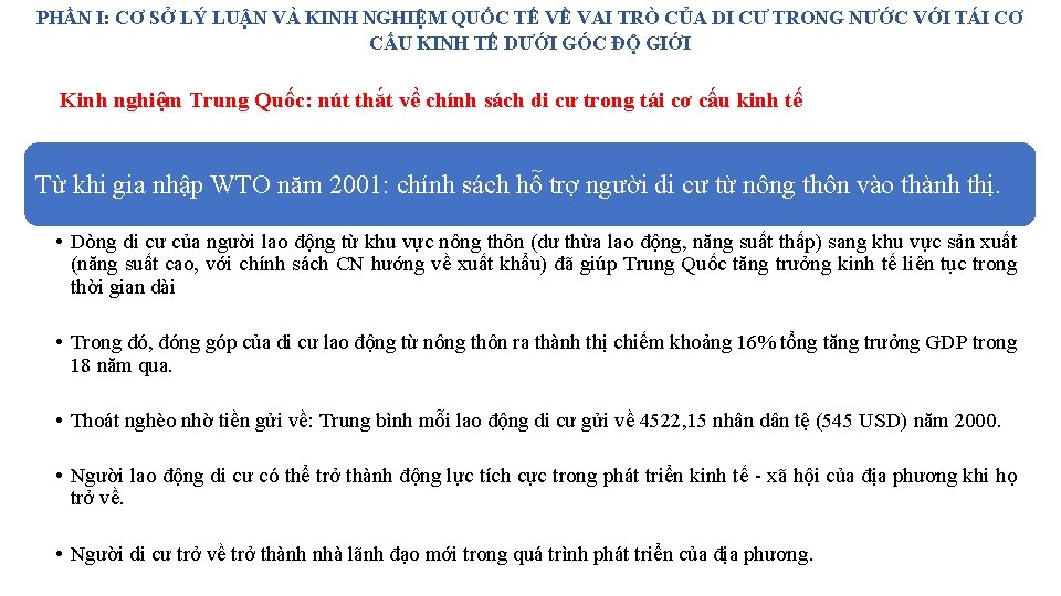 PHẦN I: CƠ SỞ LÝ LUẬN VÀ KINH NGHIỆM QUỐC TẾ VỀ VAI TRÒ