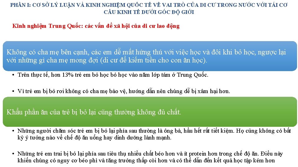 PHẦN I: CƠ SỞ LÝ LUẬN VÀ KINH NGHIỆM QUỐC TẾ VỀ VAI TRÒ