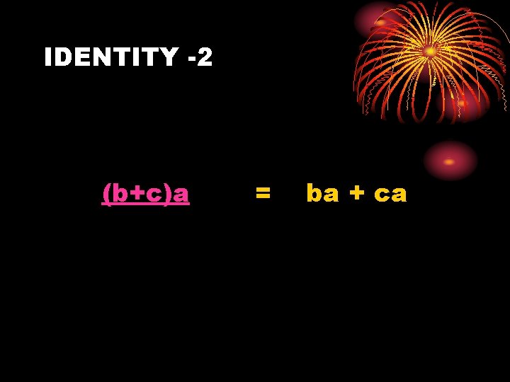 IDENTITIES Prepared by Bibitha T Guided By Mrs