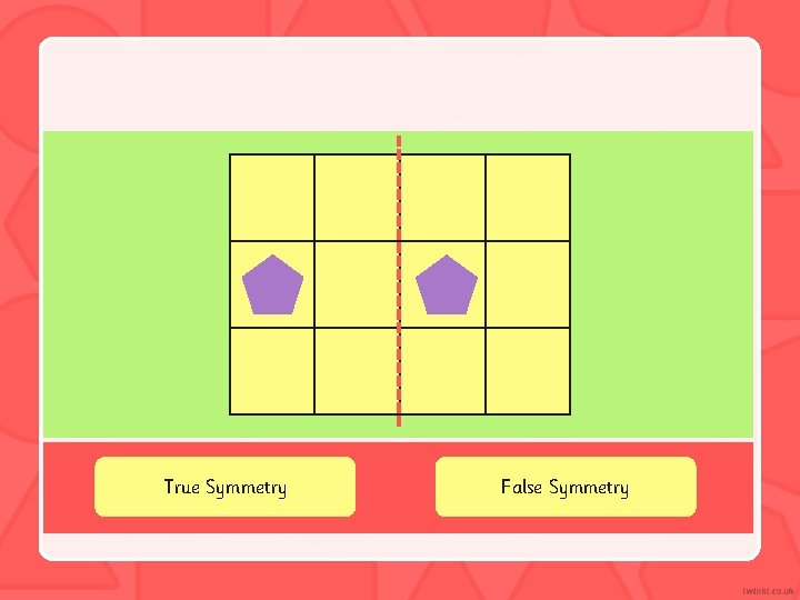 True Symmetry False Symmetry 