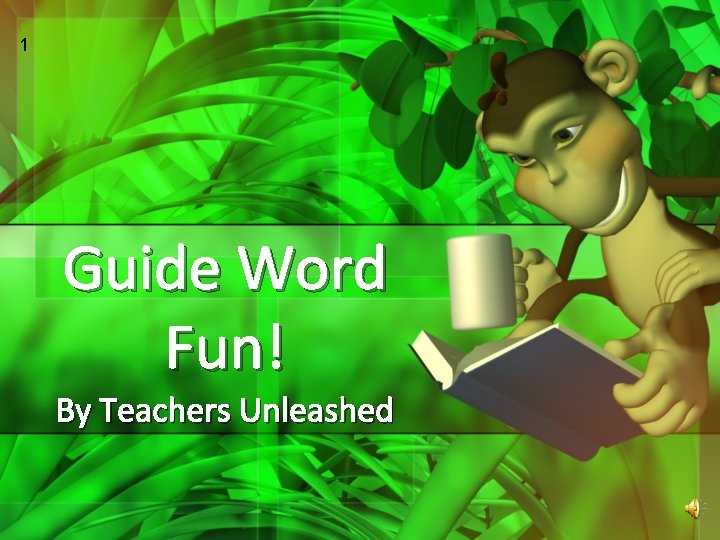 1 Guide Word Fun! By Teachers Unleashed 