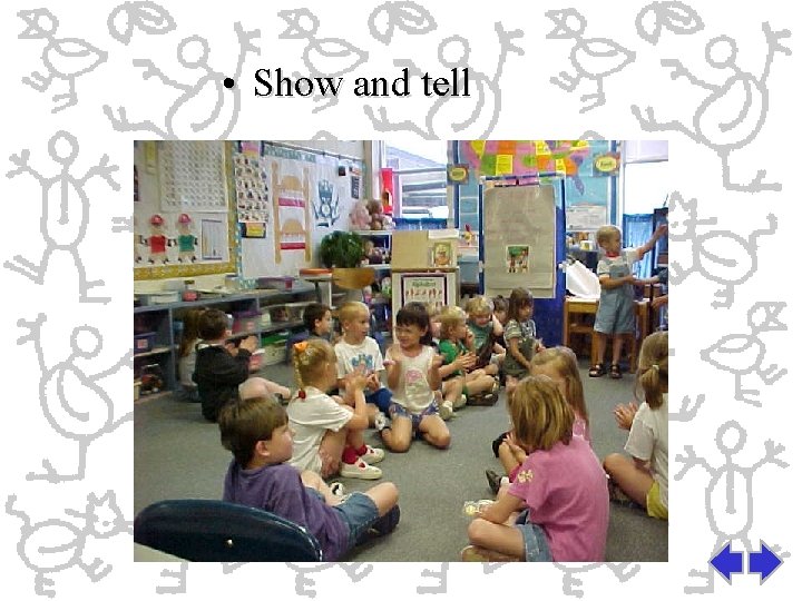  • Show and tell 