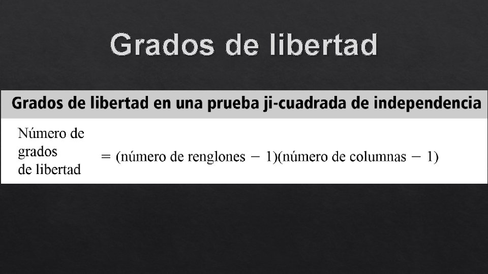 Grados de libertad 