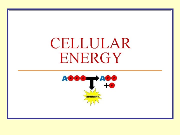 CELLULAR ENERGY 