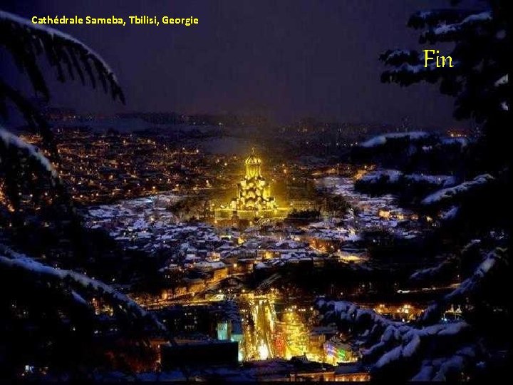 Cathédrale Sameba, Tbilisi, Georgie Fin 