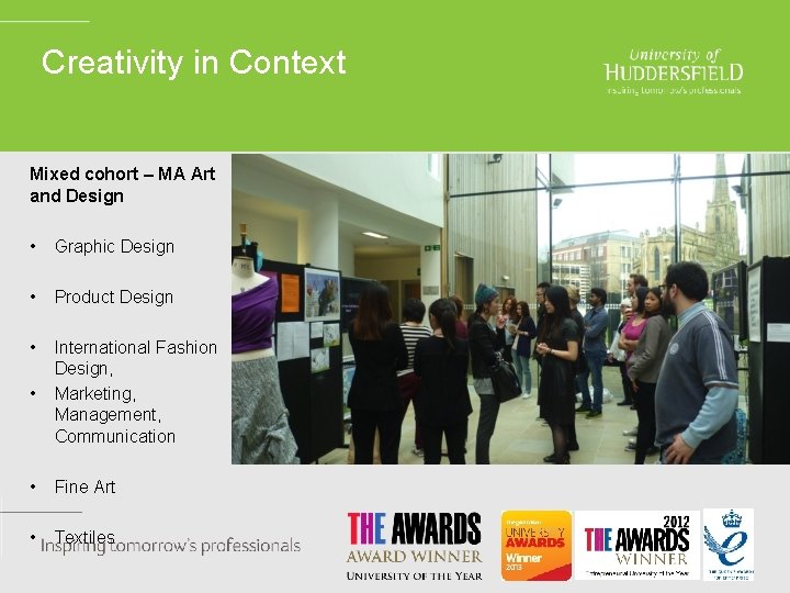 Creativity in Context Mixed cohort – MA Art and Design • Graphic Design •