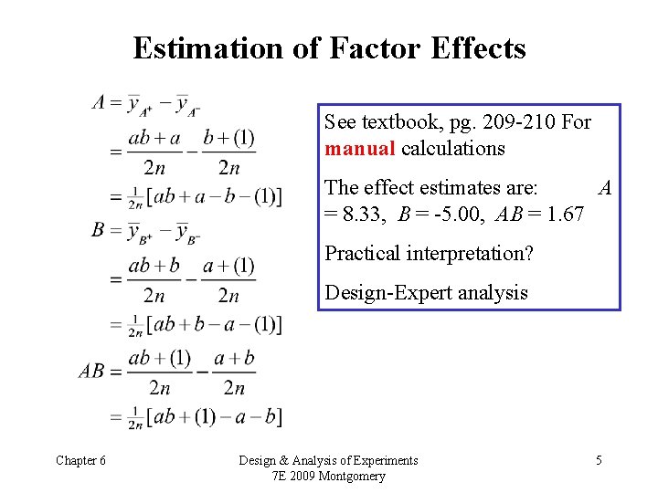 Design of Engineering Experiments TwoLevel Factorial Designs Text